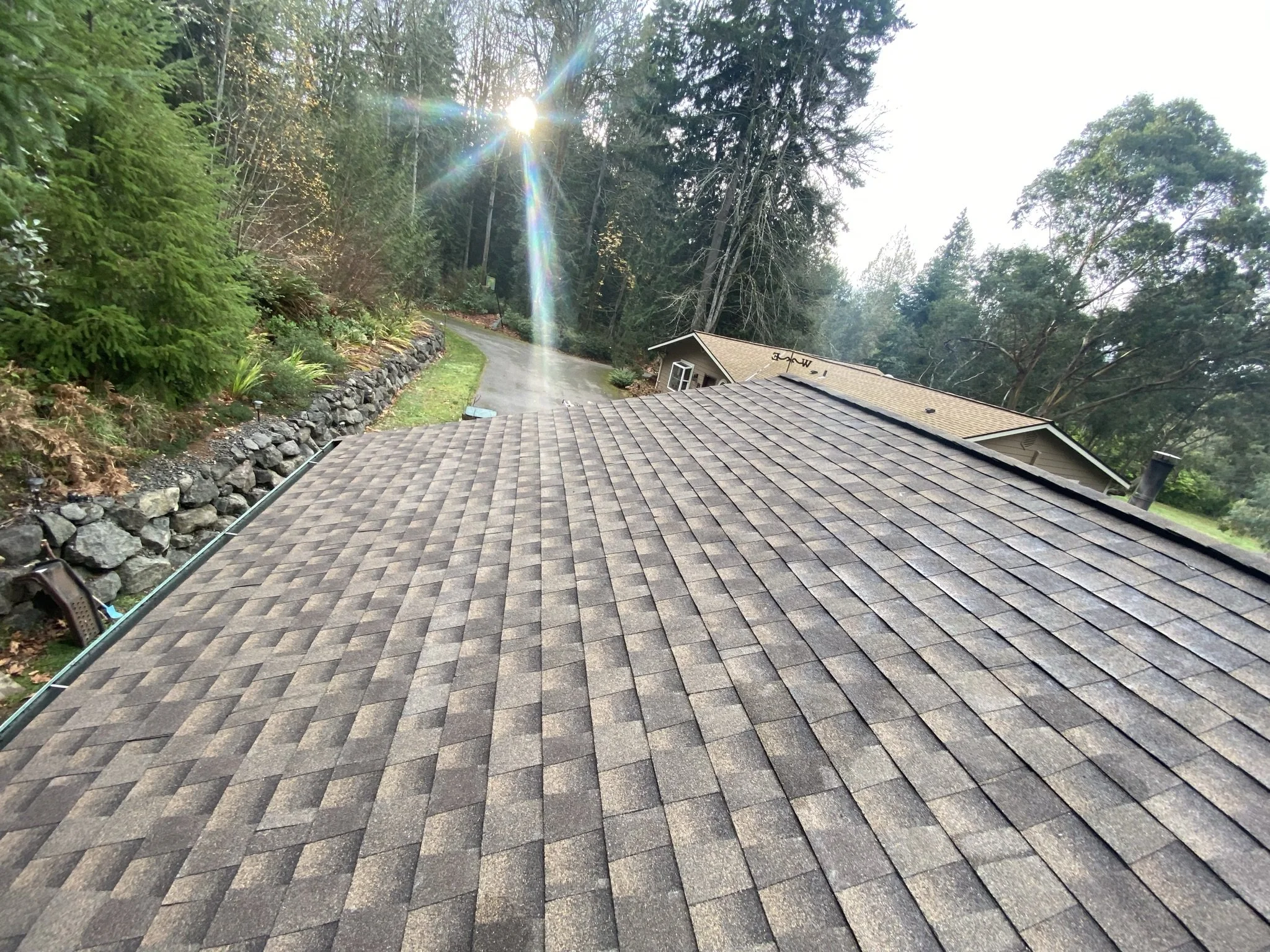 Residential roofing work by Ever Guard